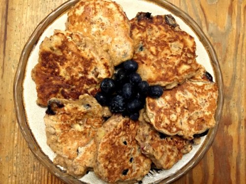 Blueberry pancakes