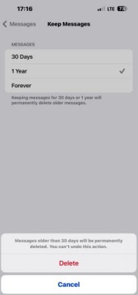 keep messages