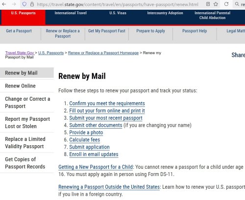 by mail